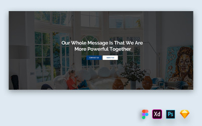 Teria - Hero Header for Digital Agency Websites