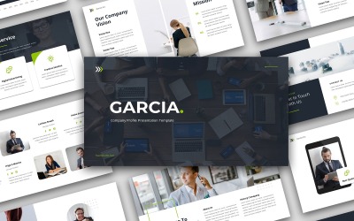 Garcia - modelo de apresentação do perfil da empresa em PowerPoint