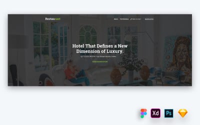 Hero Header for Food and Restaurant Websites