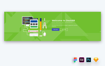 Hero Header voor Hosting Services-websites