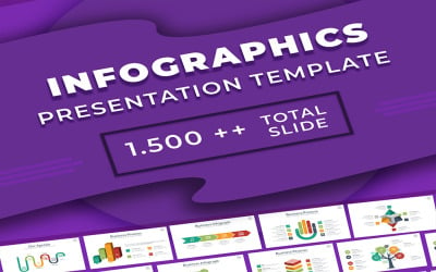 Infografiki - szablon prezentacji PowerPoint