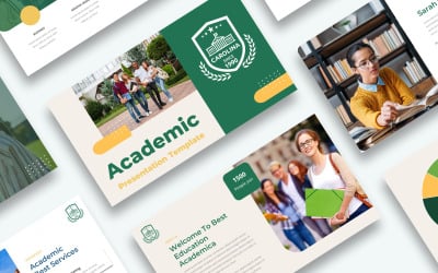 Modelo de apresentação acadêmica gratuita do Google Slides
