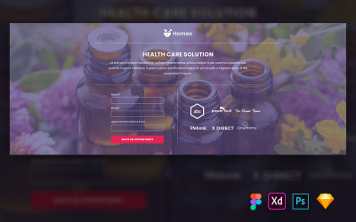 Rind - Hero Header pro lékařské webové stránky