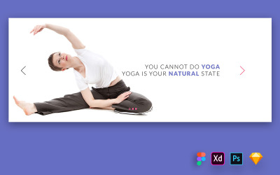 瑜伽培训网站的英雄标头