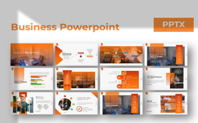 Zakelijke creatieve PowerPoint-sjabloon