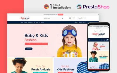 Baby Wear ruhaüzlet Prestashop téma