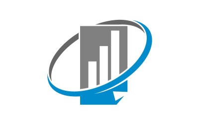 Defter Tutma Muhasebe İşletme Logo Şablonu kimliği