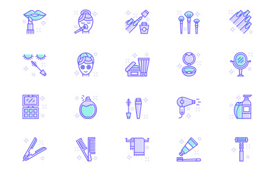Female Beauty and Makeup Icons
