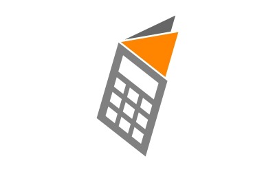Marca de plantilla de logotipo de empresa de contabilidad de contabilidad