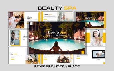 BeautySPA - Шаблон PowerPoint для творческого бизнеса