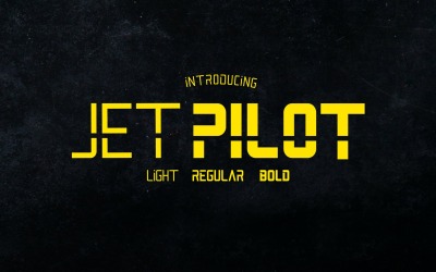 Carattere della famiglia Jet Pilot