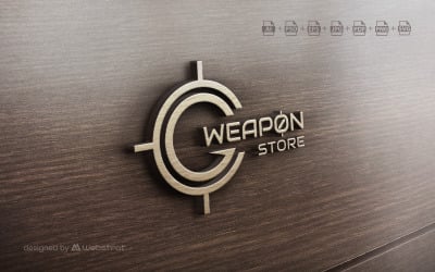 Logotipo da loja de armas