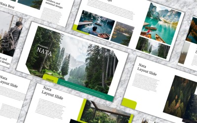 Prémium Nata - Creative Business Google Slides Template Google Slides 166032