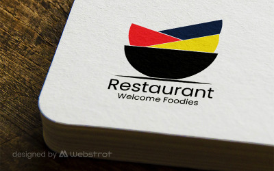 Restaurang logotyp mall