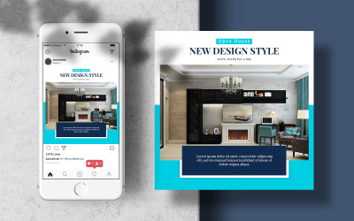 Furniture Instagram Template Banner for Social Media