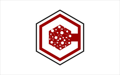 C Technologie Vektor Logo Vorlage
