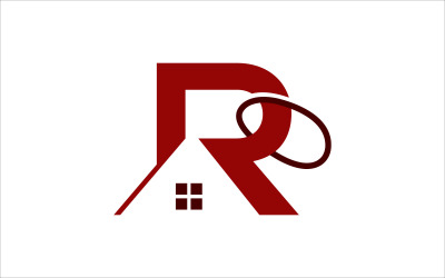 Dom Wynajem Szablon Logo Wektora