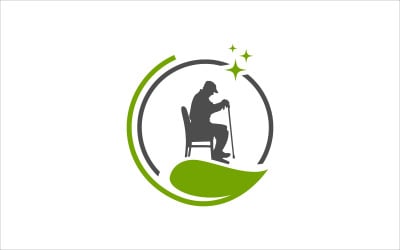 Parent Nurse Care Vector Logo Template