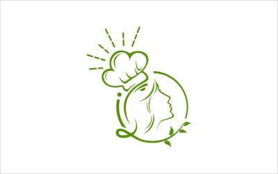Chef and Beauty Vector Logo