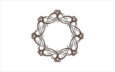 Vintage Ornament Vector Logo