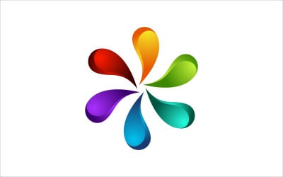Circle Rainbow Vector Logo