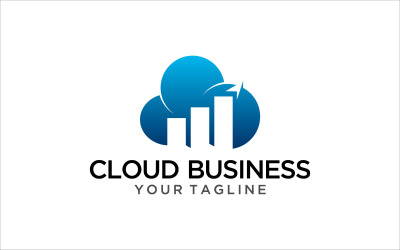 Logotipo de vetor de negócios online