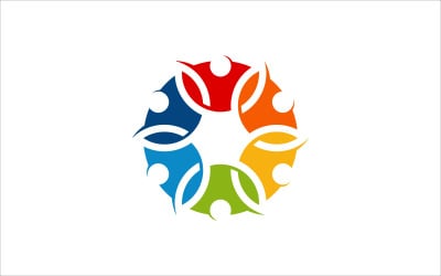 Team Work Vector Logo