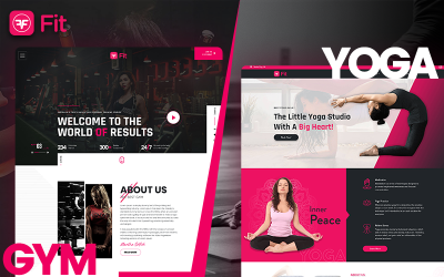 FF-Fit — Фитнес HTML5, CSS и JS Адаптивный