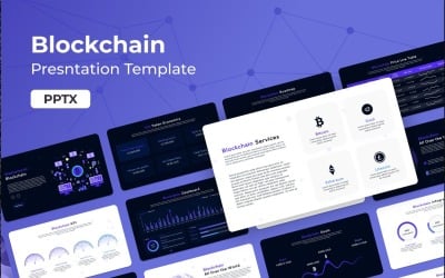 Presentación empresarial Blockchain PPT