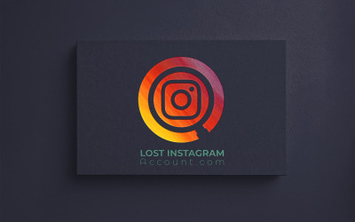 Verlorene Insta Logo Logo Vorlage
