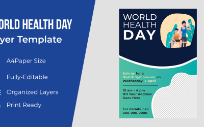 Folheto da campanha do Dia Mundial da Saúde