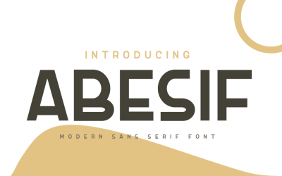 Abesif-lettertype
