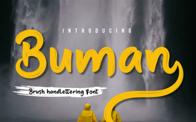 Buman Lettertype