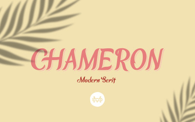 Chameron - Modern Serif betűtípus