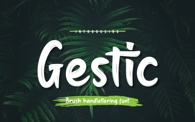 Gestic-lettertype