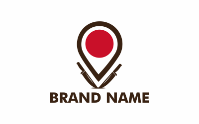 Point-Line-Messer-Logo-Vorlage