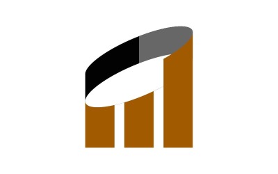 业务增加解决方案徽标模板摘要