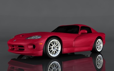 3D model Dodge Viper GTS
