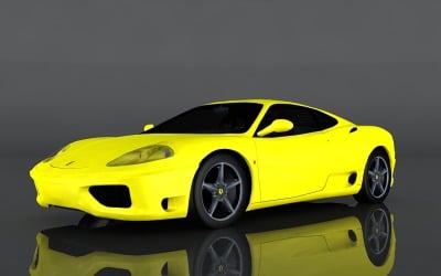 Modello 3D Ferrari 360 Modena