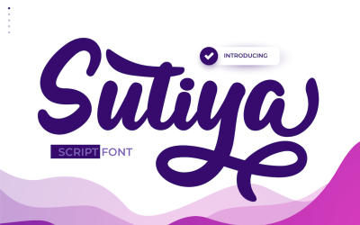 Sutiya typsnitt