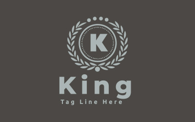 Král Logo šablona