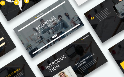 Gratis PowerPoint-sjabloon voor voorstelpresentatie