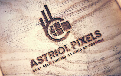 Modelo de logotipo Astriol Pixels