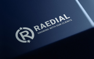 Raedial R Logo Şablonu
