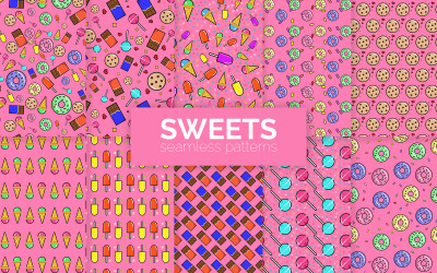Süßigkeiten Nahtlose Muster