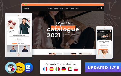 Superia Fashion Адаптивна тема PrestaShop