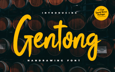 Gentong Font