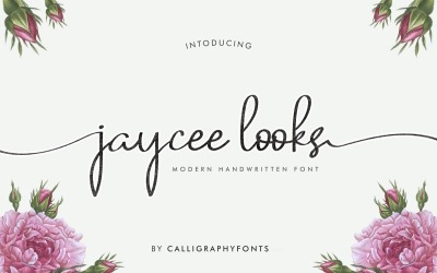 Jaycee Looks Handwriting Font
