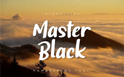 Master Black Font