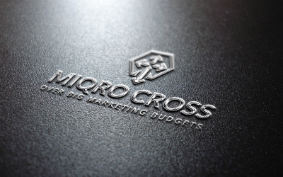 Modèle de logo Miqro Cross